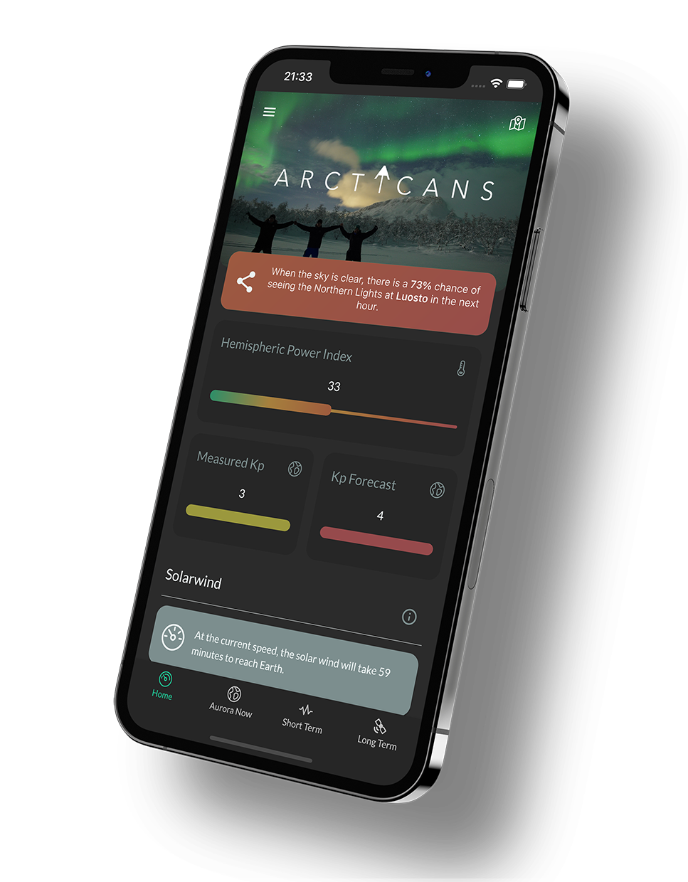Arcticans Aurora Forecast App